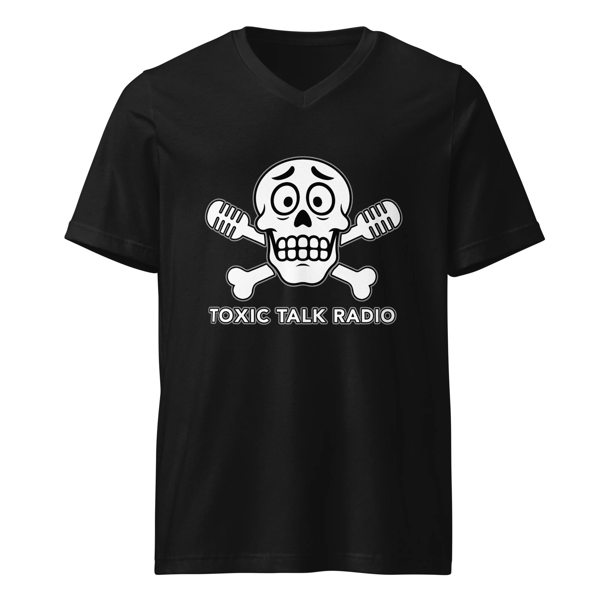 Unisex Short Sleeve V-Neck T-Shirt